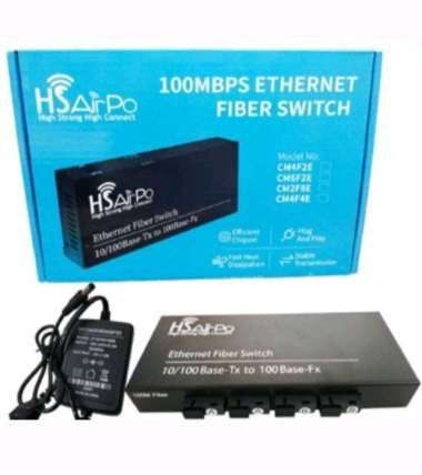 HSAIRPO CM4F2E FIBER SWITCH 4FIBER 2LAN