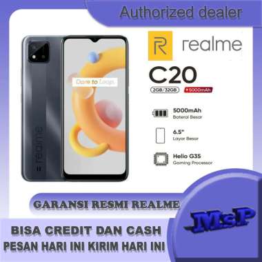 Realme C20 Smartphone 2/32 Gray
