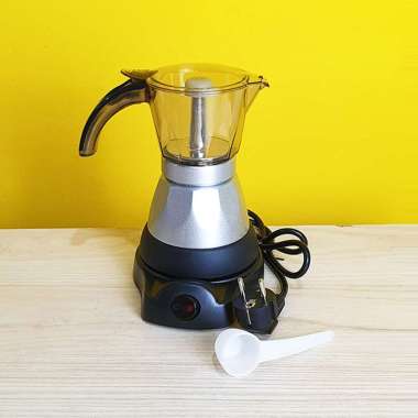 Mokapot Elektrik 3 Cup - Moka Pot Listrik 150ml Mokapot Coffee Maker