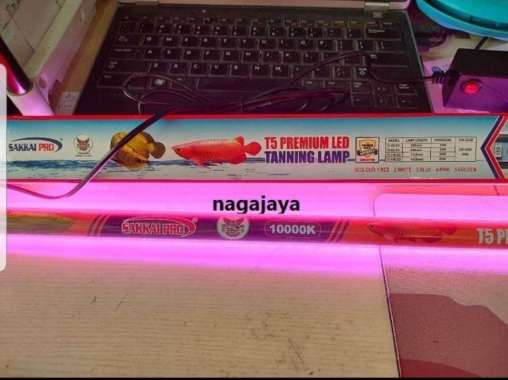 Sakkai pro tanning T5 premium 148 cm lampu celup aquarium 5 warna