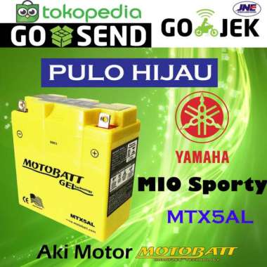 Aki Motor Yamaha Mio Sporty Motobatt MTX5AL