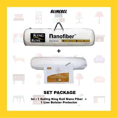 [PAKET] Guling King Koil Nano Fiber + Liev Bolster Protector