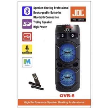 SPEAKER PORTABLE JDL QV-8 hitam