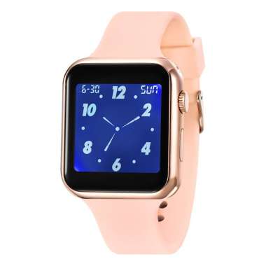 Digitec DS-8076T Jam Tangan Unisex Digital Touch Screen Rubber 8076 Original Rose Pink