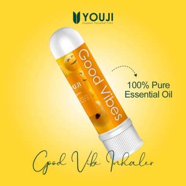 YOUJI Good Vibes Inhaler Essential Oil Minyak Esensial Aromatherapy Asma Hidung Anosmia