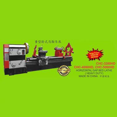 Mesin Bubut Besi Gap Bed Lathe 1250x930mm Importir - CHC5080HD