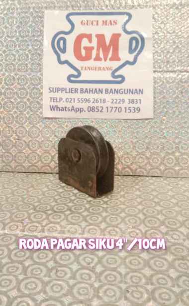 Roda Pagar Besi \ Rel Pintu Gudang 4" \ 10cm