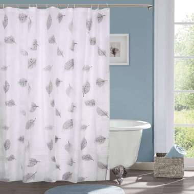 Shower Curtain / Korden / Gorden / Tirai Kamar Mandi 180 x 180 Leaf