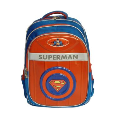 Superman 0930010637 Backpack Tas Sekolah Anak - Biru Merah