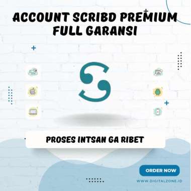 Scribd Premium Account 1 / 12 bulan | Akun Premium 12 Bulan