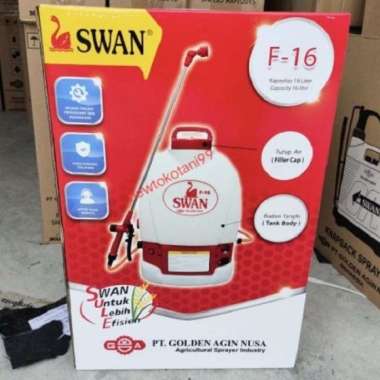 F16 Sprayer ELEKTRIK SWAN F16 kapasitas 16 liter baterai aki