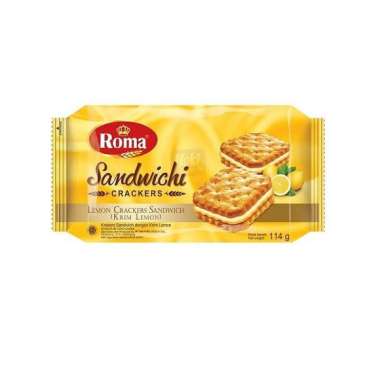 Promo Harga Roma Sandwich Lemon 114 gr - Blibli