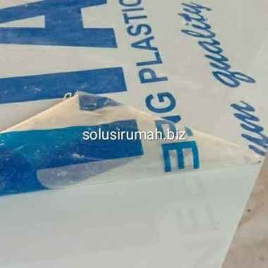 PVC BOARD 2mm Sheet Custom 2 mm abu keras hard /10cm bahan paralon