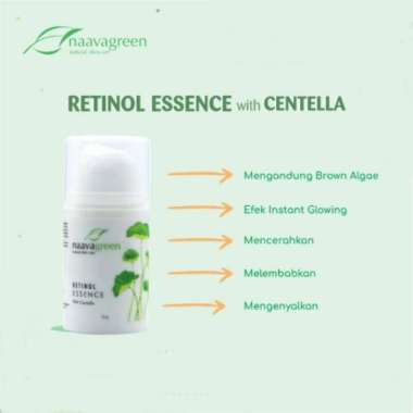 [TERMURAH] NAAVAGREEN SERUM RETINOL ESSENCE WITH CENTELLA / SERUM GLOWING