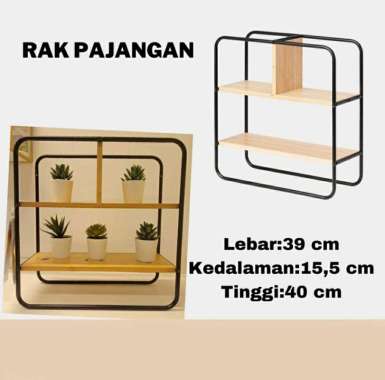 Hedekas Rak Kecil Pajangan Display Ikea Dekorasi Bambu Square