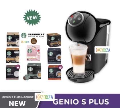 Paket Promo Nescafe Dolce Gusto Genio S Plus Automatic Bundling Starbucks Capsule Genio S Plus + Sta
