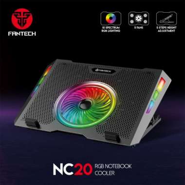 Fantech NC20 RGB Notebook Gaming Cooler Pad for Laptop