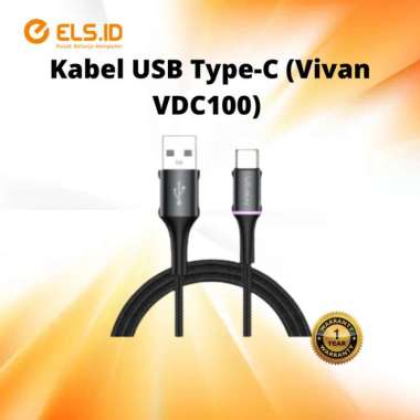 Kabel USB Type-C (Vivan VDC100) Fast Charging