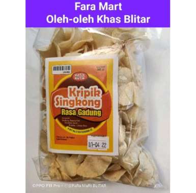KERIPIK SINGKONG RASA GADUNG KHAS BLITAR 300gr