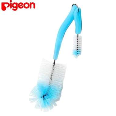 Pigeon Basic 2In1 Bottle & Nipple Brush-Sikat Botol Pigeon-Pigeon Brus