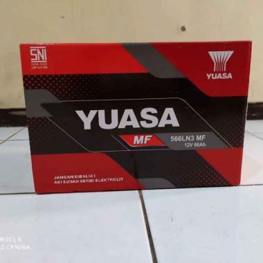 AKI MOBIL TOYOTA INNOVA VENTURER DIESEL YUASA KERING LN3 12V 66AH