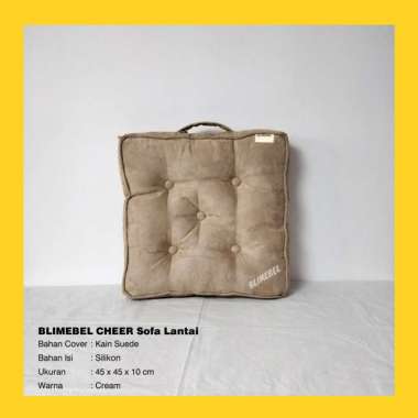 BLIMEBEL CHEER Sofa Lantai / Alas Duduk Lantai / Floor Sofa Cream