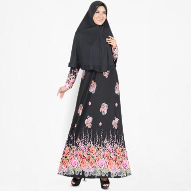Koesoema Clothing Laiqa Maxi Set Ga ... ilbab Baju Muslim - Black