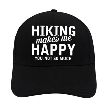 IndoClothing Hiking Makes Me Happy You Not So Much Topi Baseball