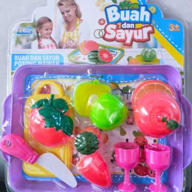 MF 37 MAINAN BUAH-BUAHAN POTONG DAN SAYURAN SET MIKA