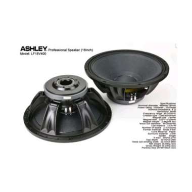 SPEAKER KOMPONEN ASHLEY LF18V400 / LF18 V400 2000 WATT ORIGINAL
