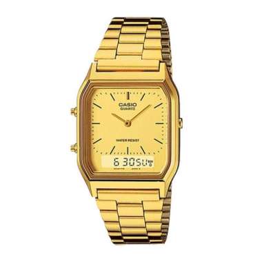 CASIO ORIGINAL - CASIO AQ-230GA-9DMQ - JAM TANGAN PRIA JAM PRIA - STAINLESS CASIO AQ-230GA-9D AQ 230