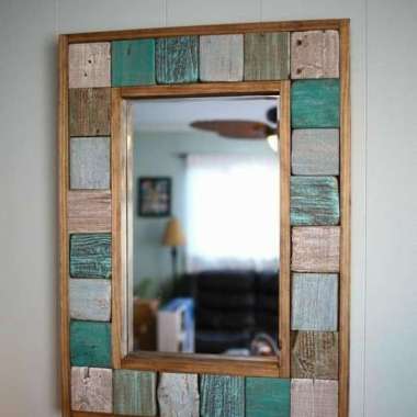 mirror pelangi /mirror wastafel /mirror hias /vanity mirror