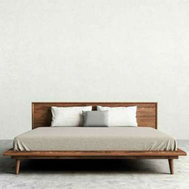 bed dipan minimalis / tempat tidur kayu jati - 180x200 180x200