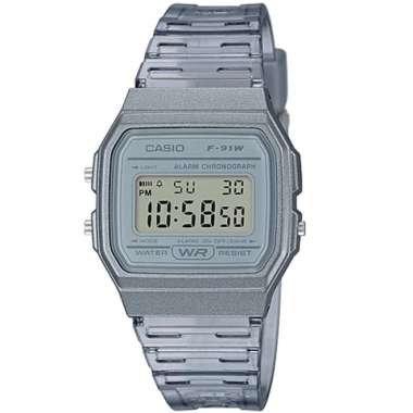 CASIO ORIGINAL - CASIO F-91WS-8DF - JAM TANGAN WANITA JAM WANITA RO - RUBBER CASIO F-91WS-8D F 91WS