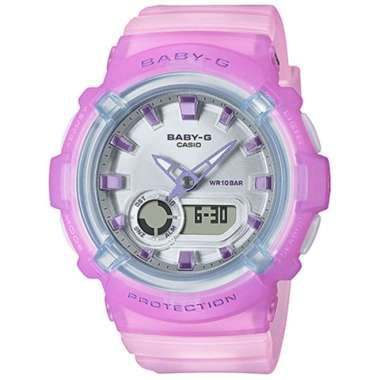 CASIO ORIGINAL - CASIO BABY-G BGA-280-6ADR - JAM TANGAN WANITA JAM WANITA NG - RUBBER BABYG BABY G C