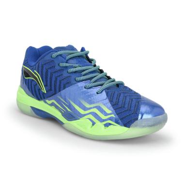 Li-Ning Sonic Boom Sepatu Badminton Unisex - Blue Green [AYAN019-1]
