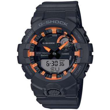 Casio G-Shock GBA800-1A - Jam Tangan Pria Seri G-SQUAD dengan Bluetooth dan Penghitung Langkah