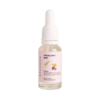 Bloomka Squalane + Beet Hair Oil - Minyak Pelembab Rambut Kering - Penguat Akar Rambut - Minyak Ramb