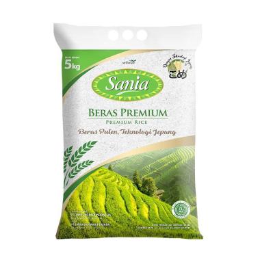 Promo Harga Sania Beras Premium 5000 gr - Blibli