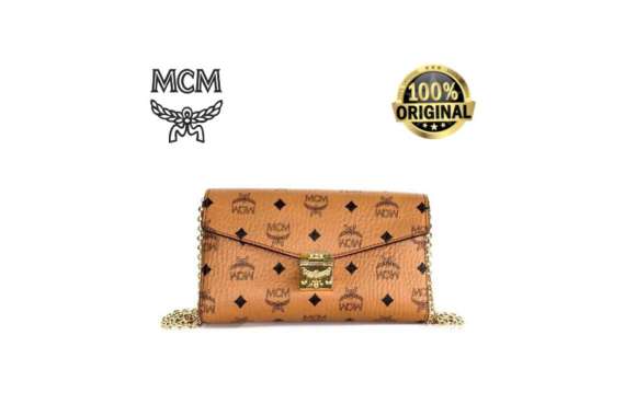 mcm flap bag