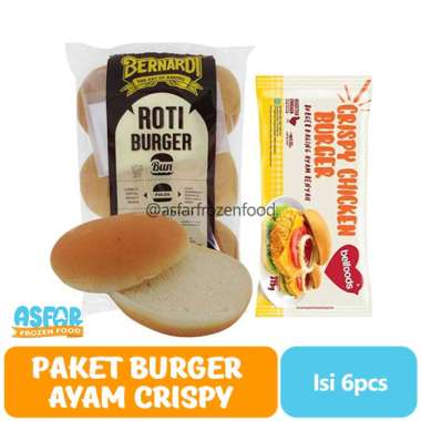 Paket Burger Ayam Crispy