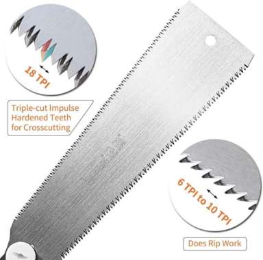 Saw Blade Qihong Japanese Ryoba Gergaji Jepang Dua Sisi Tajam 100 % ORIGINAL Multicolor