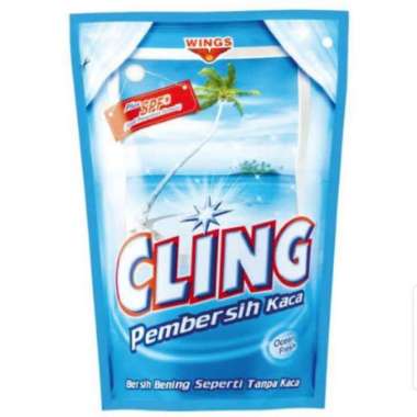 Pembersih Kaca Rumah Cling 425ml / Cling Bersih Seperti Tanpa Kaca / Mr. Muscle