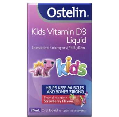Ostelin kids liquid vitamin d3 vit d3 vitamin d vit d 20ml 20 ml