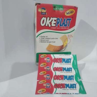 Plaster Luka OK Plast Ecer Plester Luka Steril Original