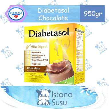 Promo Harga Diabetasol Special Nutrition for Diabetic Chocolate 1000 gr - Blibli