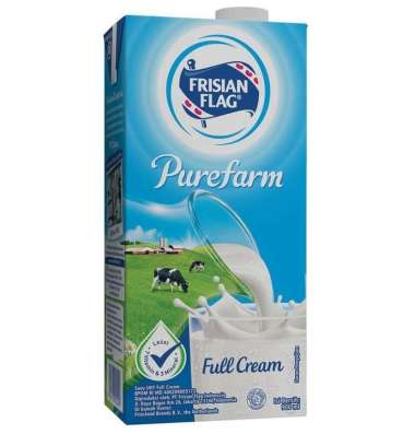 Promo Harga Frisian Flag Susu UHT Purefarm Full Cream 900 ml - Blibli