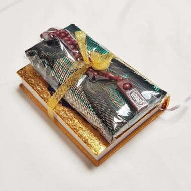Sajadah Turki Dewasa + Majmu Syarif A6 Souvenir Tahlil Haul 40 hari (PREORDER)