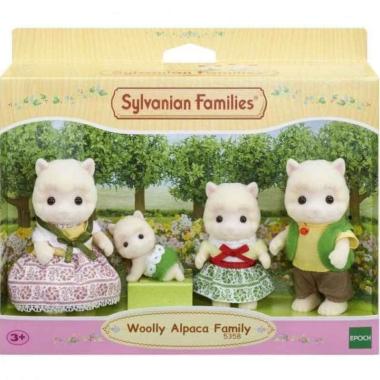 Mainan Koleksi Sylvanian Families Woolly Alpaca Family