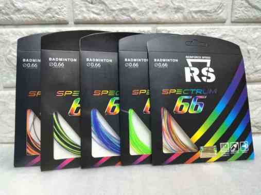 SENAR RAKET BADMINTON RS SPECTRUM 66 ORIGINAL WARNA RAINBOW
